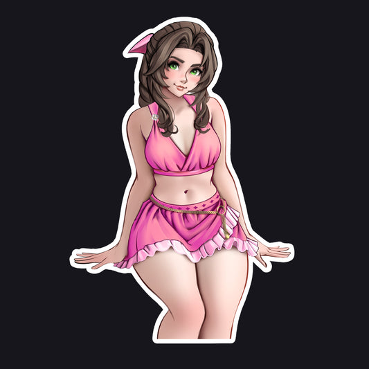 Aerith Sticker - Swimsuit