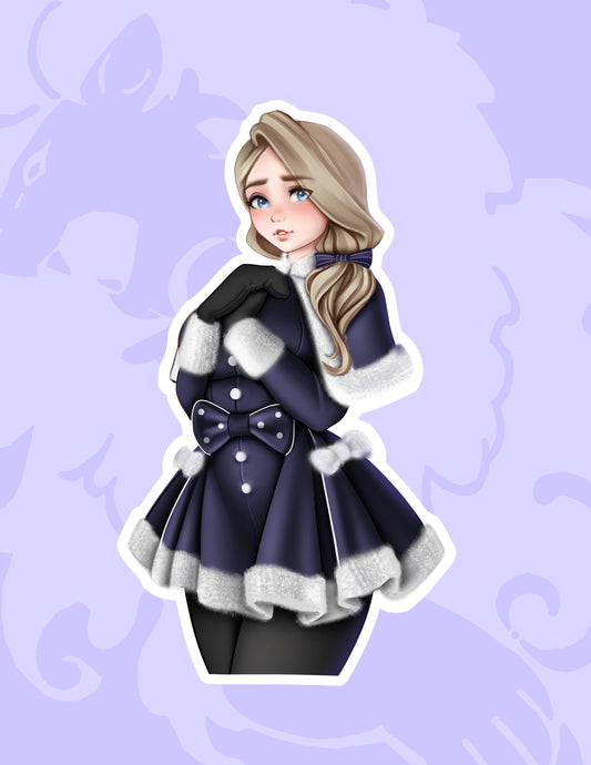 Mercedes (Winter) Sticker