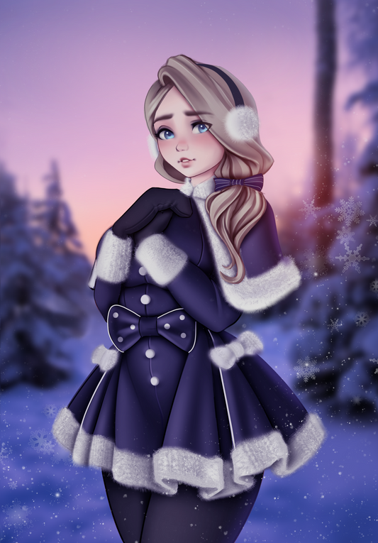 Mercedes (Winter) Print