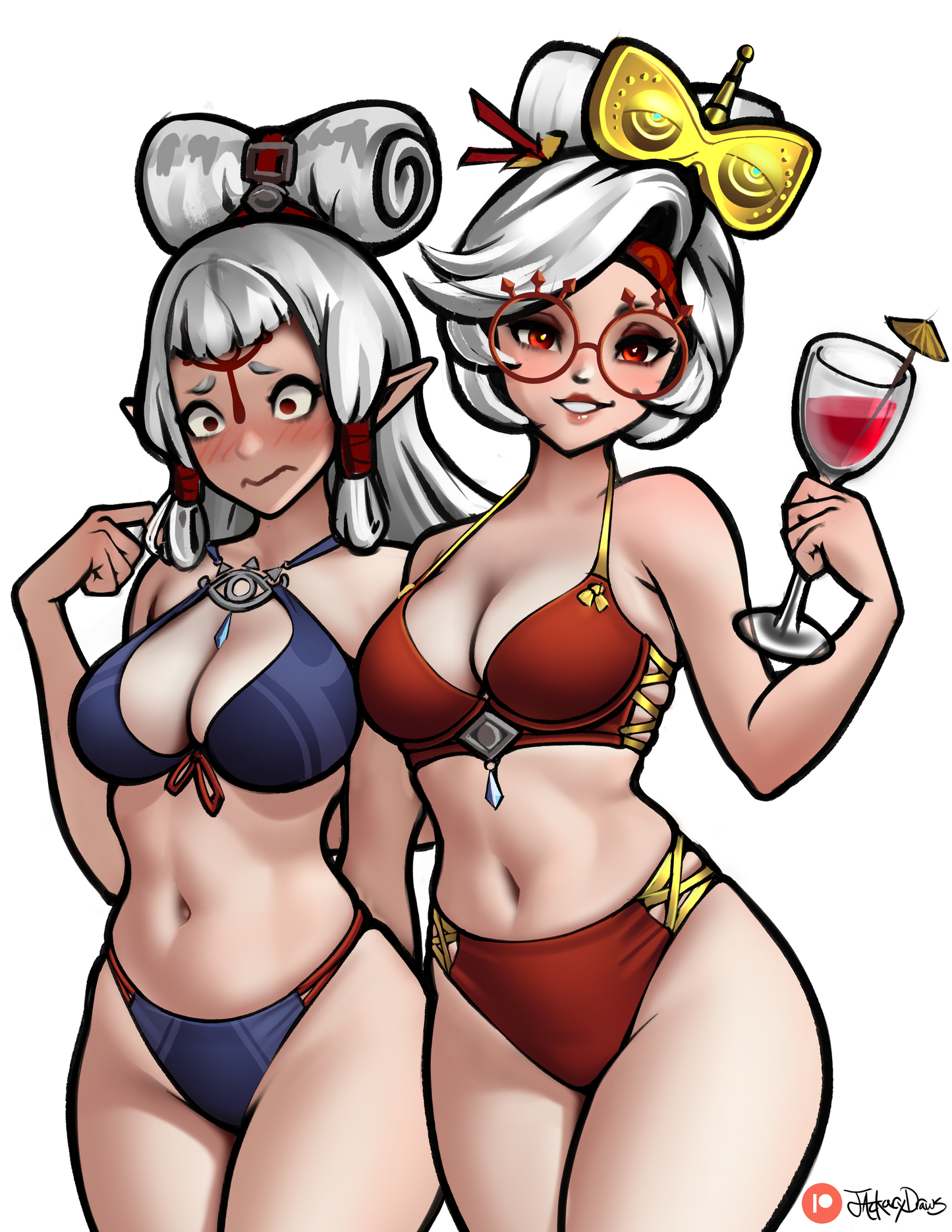 Paya and Purah Swimsuits Print