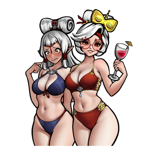 Paya and Purah Sticker (Swimsuits)