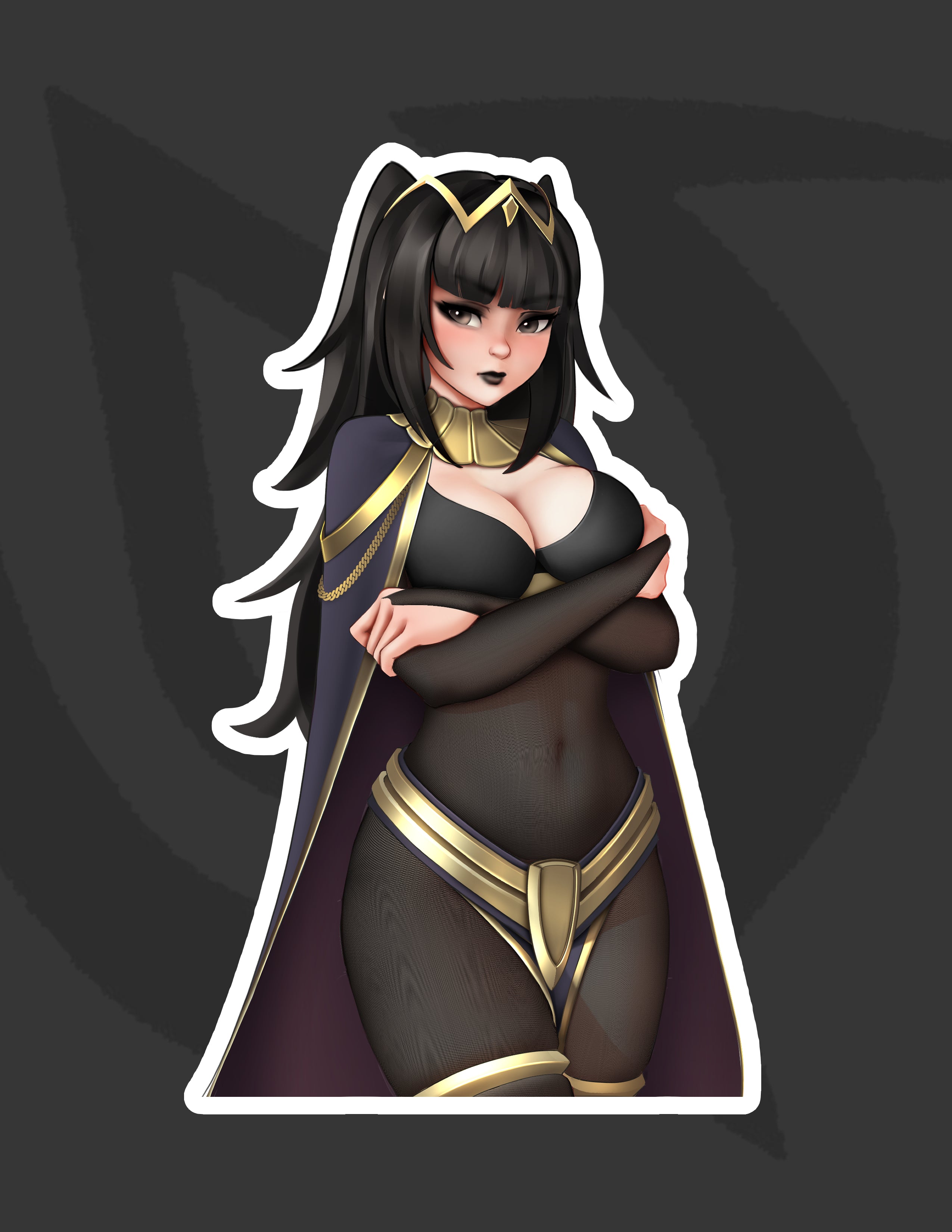 Tharja (Goth Girl) Sticker – jackarydraws