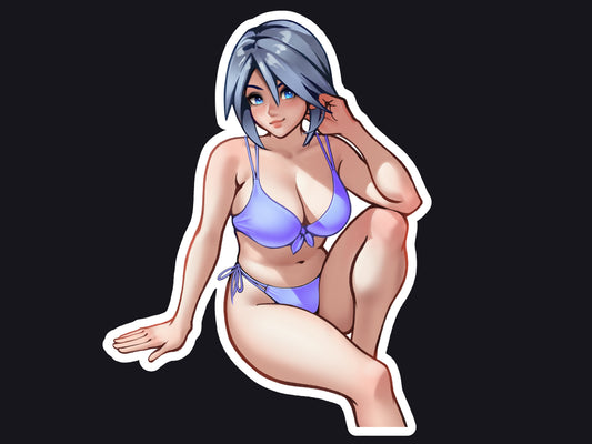 Aqua Swimsuit Sticker