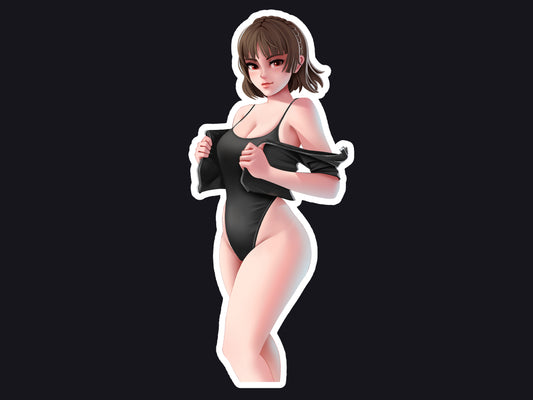 Makoto Swimsuit Sticker (One piece)