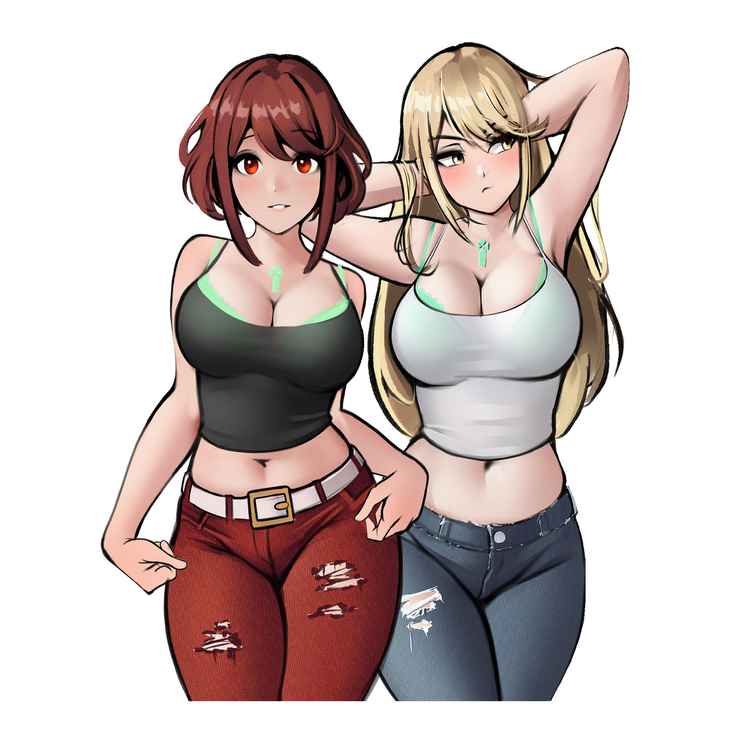 Pyra and Mythra Sticker