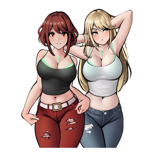 Pyra and Mythra Sticker