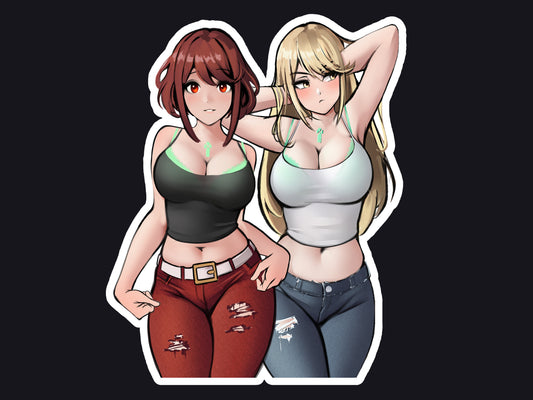 Pyra and Mythra Sticker