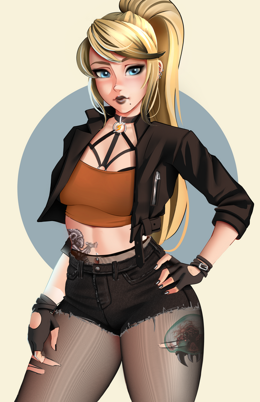 Goth Samus Redux (Orange)
