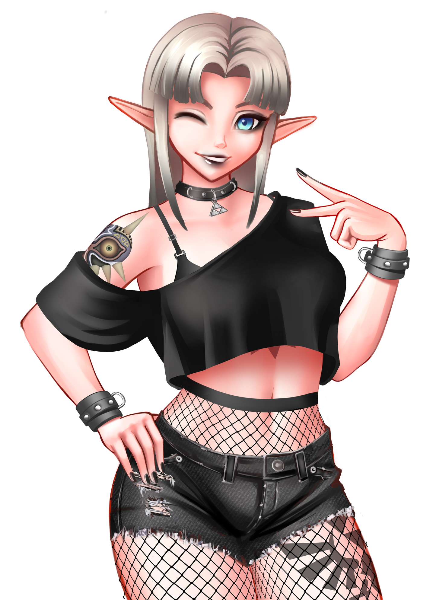 Goth Zelda Sticker