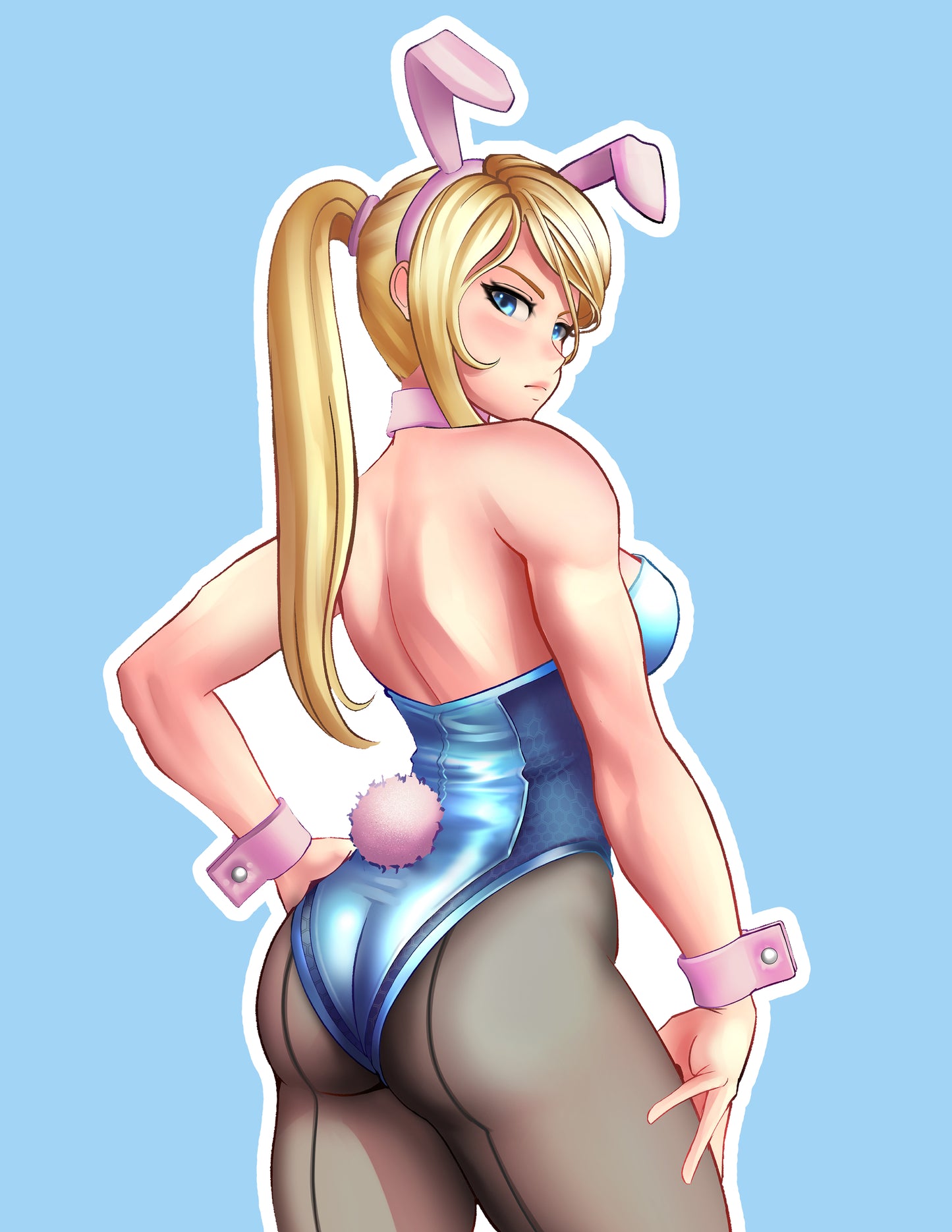 Samus Bunny Suit Sticker