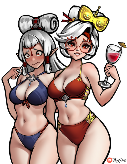 Paya and Purah Swimsuits Print