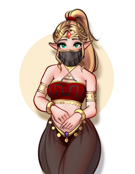 Zelda Gerudo Print (Echoes of Wisdom)