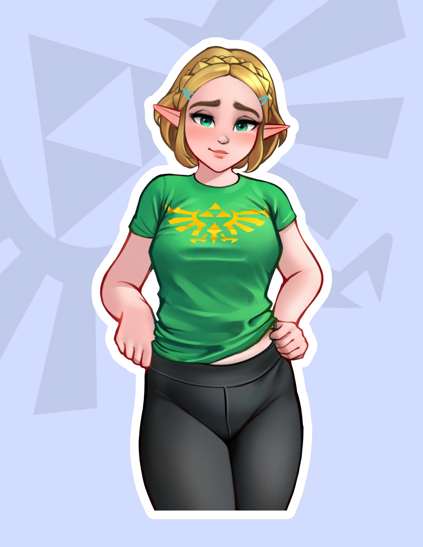 Casual Zelda Sticker