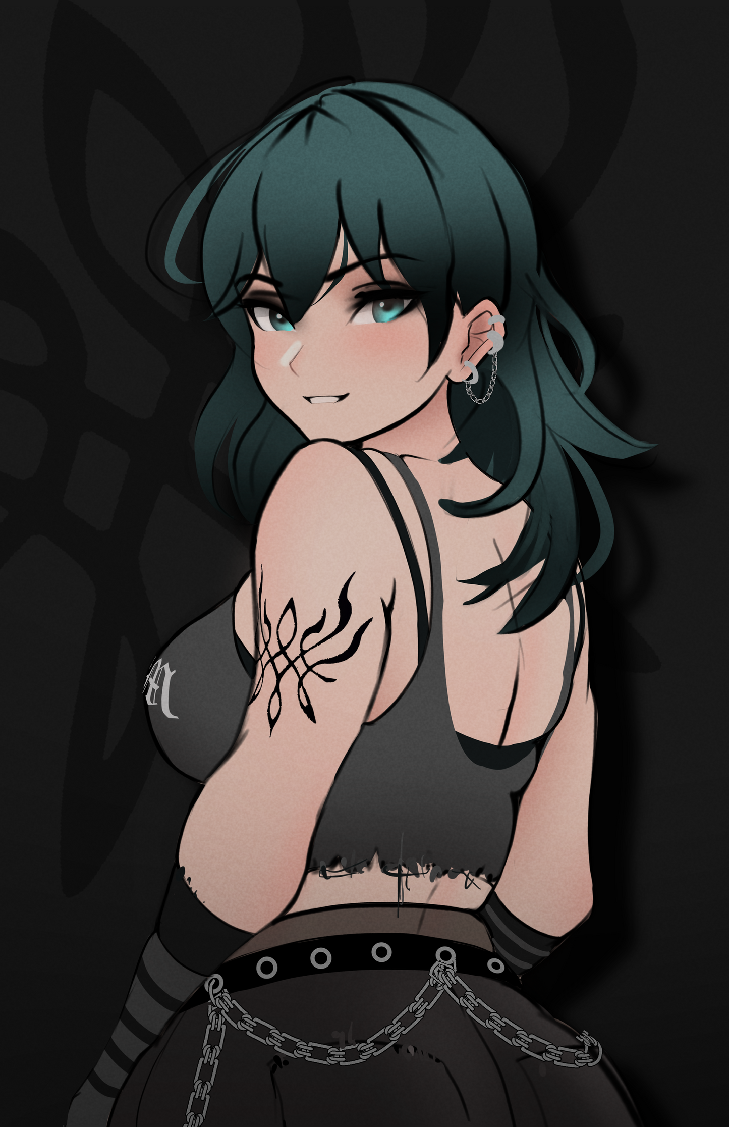 Byleth Goth Girl Print