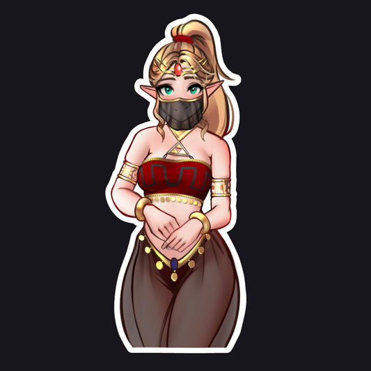 Zelda Veiled Gerudo Sticker (Echoes of Wisdom)