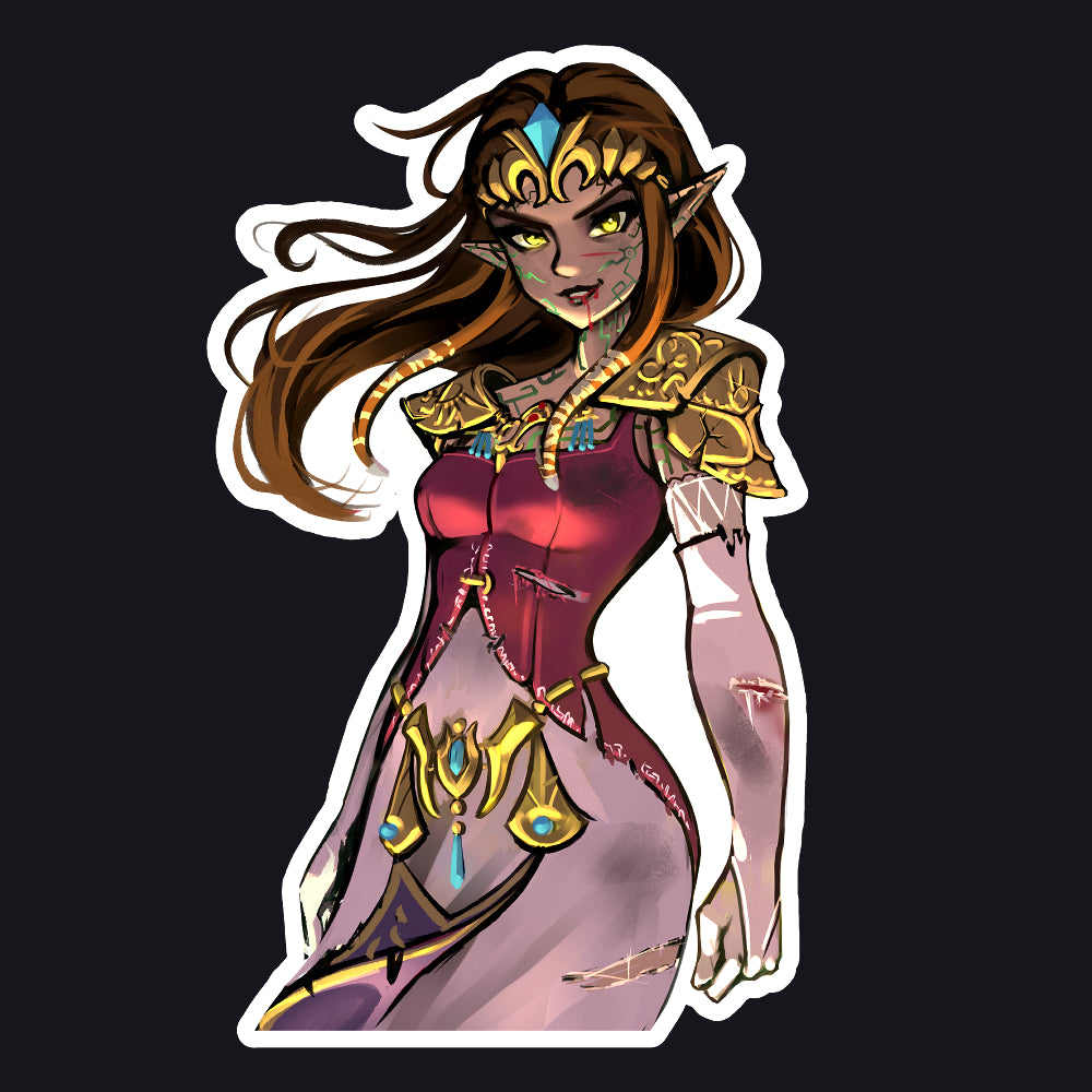 Zelda Corrupted Puppet Sticker